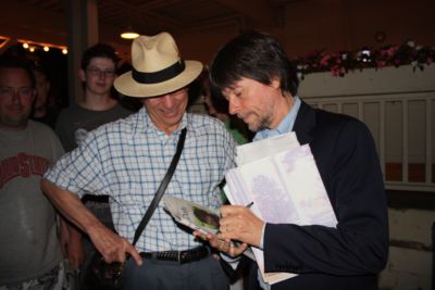 Ken Burns with Dennis Galucki